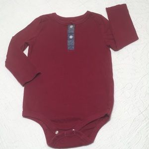 18-24m (5/$20) Maroon Bodysuit by Joe Fresh
